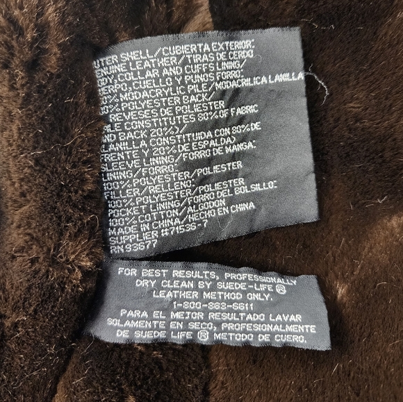 Vintage ST JOHNS BAY Suede Jacket Leather Women Medium - Picture 13 of 13